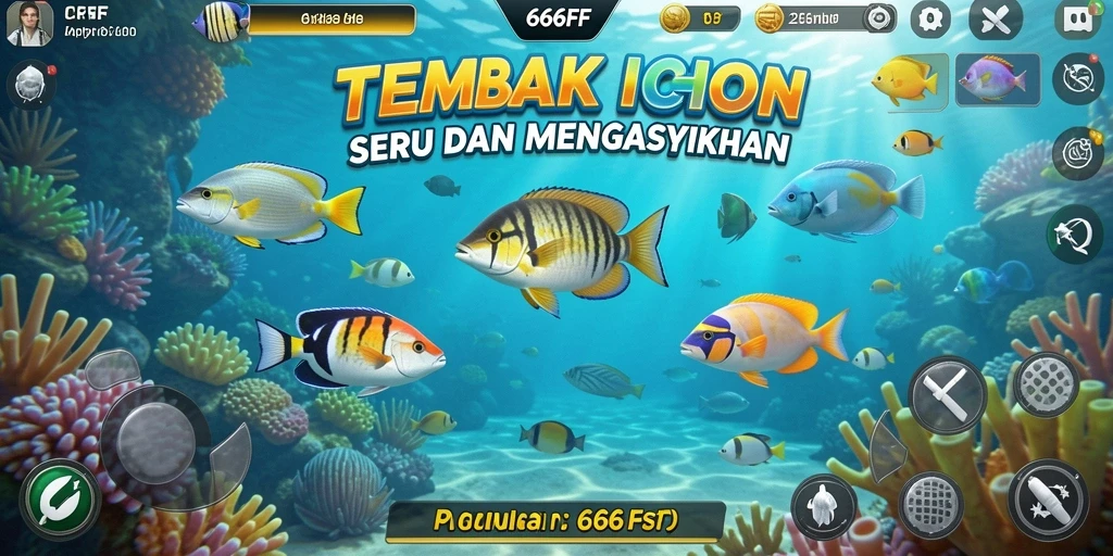 Screenshot gameplay 666FF menampilkan aksi seru dalam Tembak Ikan.