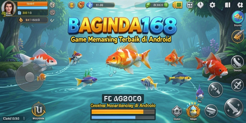 Tampilan gameplay seru dengan pengalaman memancing realistik.