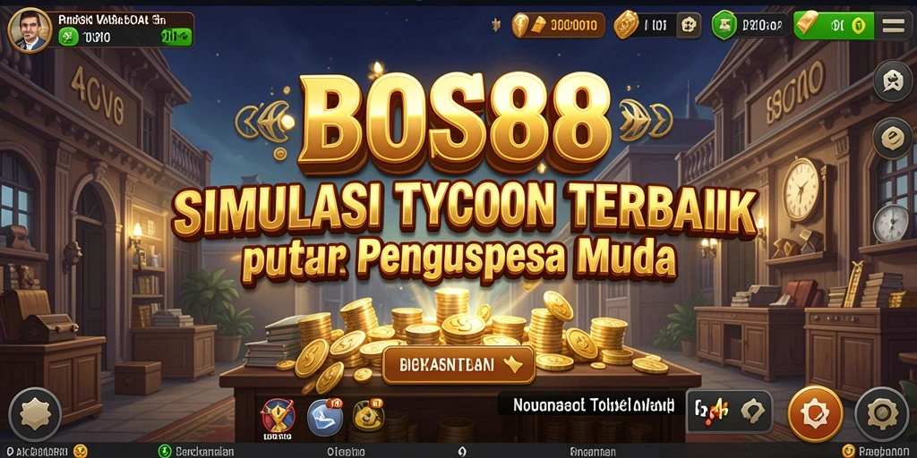 Tangkapan layar dari gameplay menampilkan manajemen bisnis yang seru.