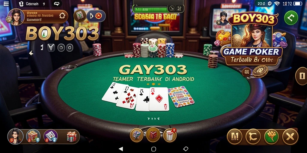 Tampilan menarik dari gameplay Poker di BOY303.