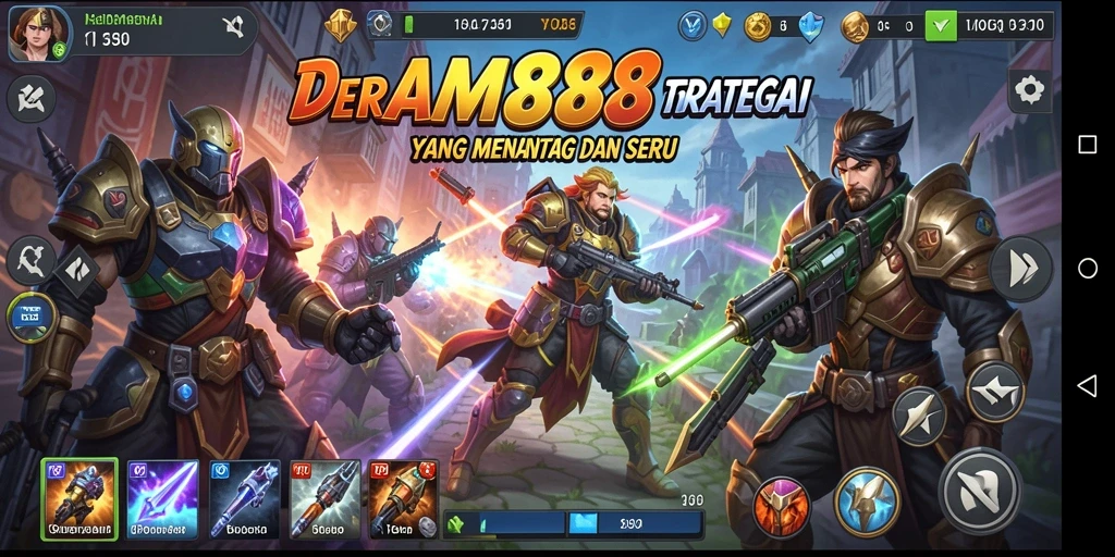 Tampilan gameplay DAM88 yang menegangkan dan strategi yang mendalam.