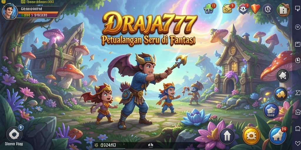Screenshot dari gameplay DRAJA777 yang menunjukkan petualangan seru.