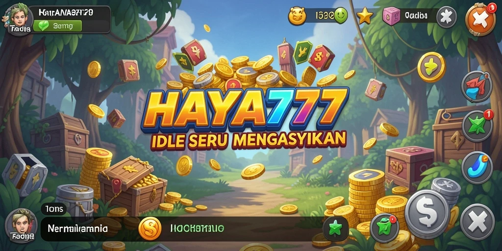 Tangkapan layar HAYA777 yang menunjukkan gameplay Idle yang menarik.