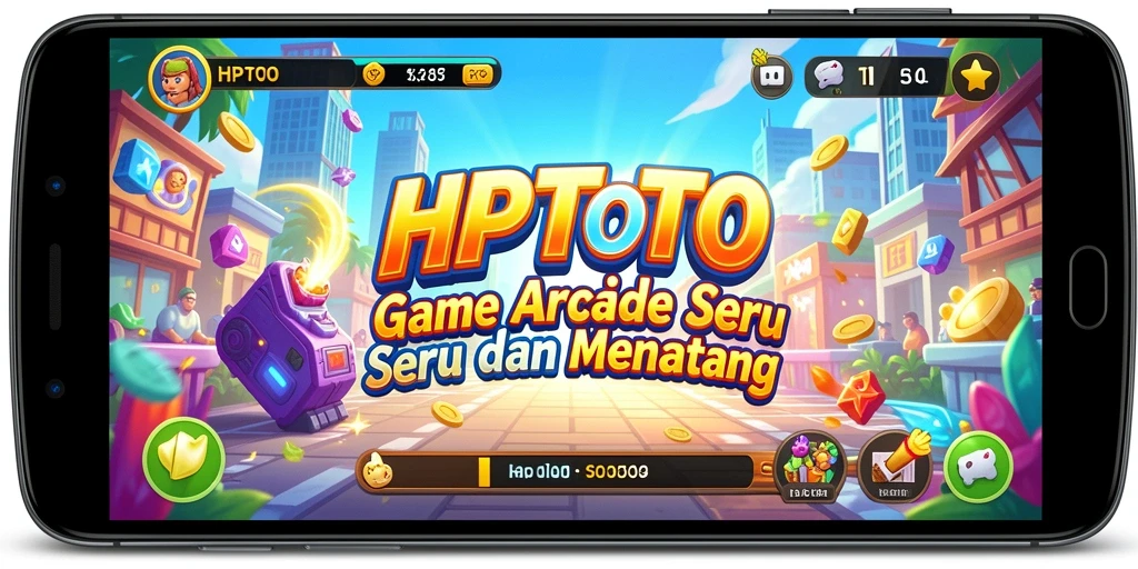 Tangkapan layar HPTOTO menunjukkan aksi seru di dalam game Arcade.