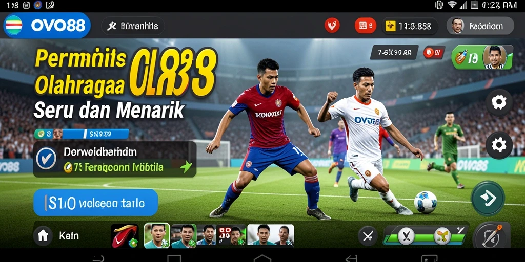 Tampilan gameplay OVO88 yang mendebarkan dalam dunia olahraga.