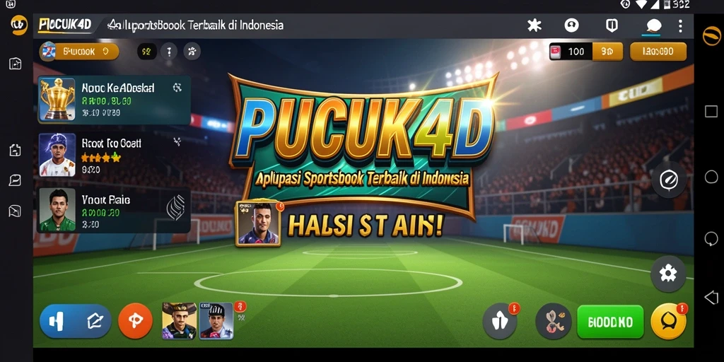 Screenshot utama PUCUK4D menunjukkan antarmuka taruhan olahraga yang dinamis.