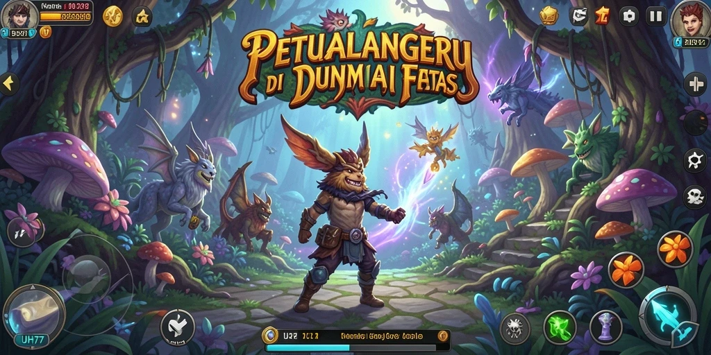 Tampilan gameplay UH77 yang penuh aksi dan petualangan.